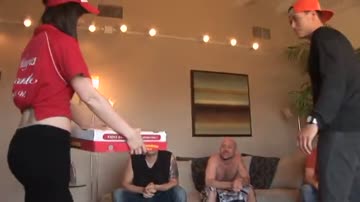Gangbang The Pizza Delivery Girl (Back Up) | Gangbang - S82 - XFREEHD